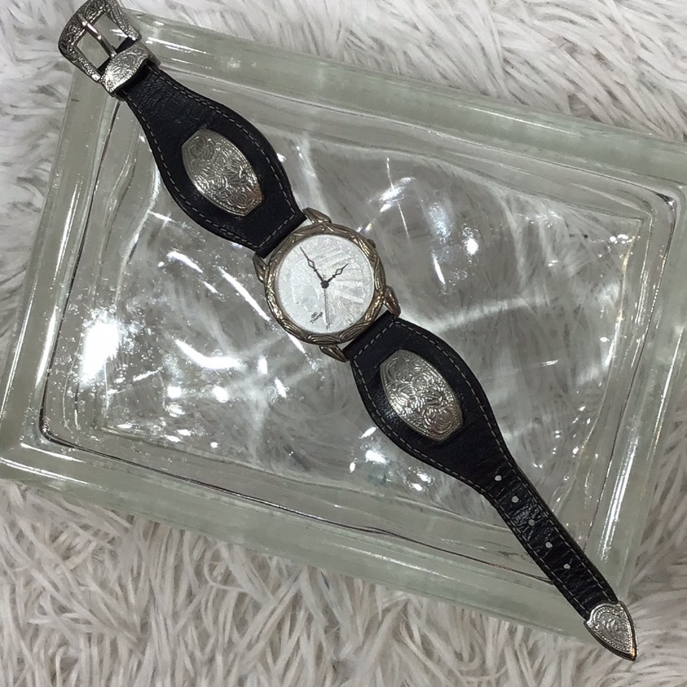 Vintage Triumph Indian head coin watch